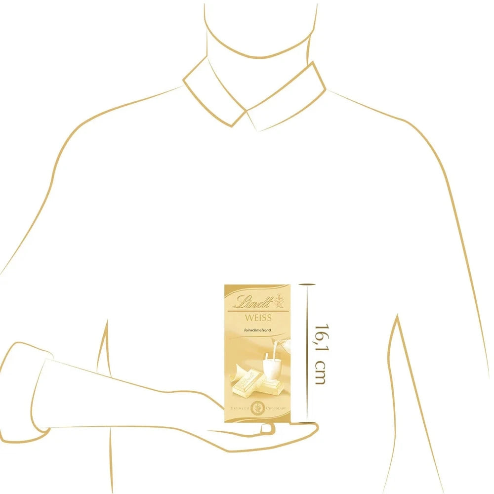 Lindt Tafelschokolade weiss feinschmelzend der Klassiker 100g