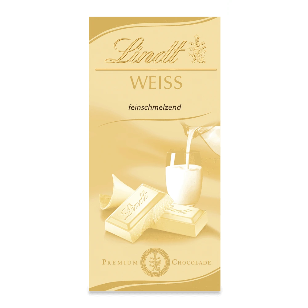 Lindt Tafelschokolade weiss feinschmelzend der Klassiker 100g