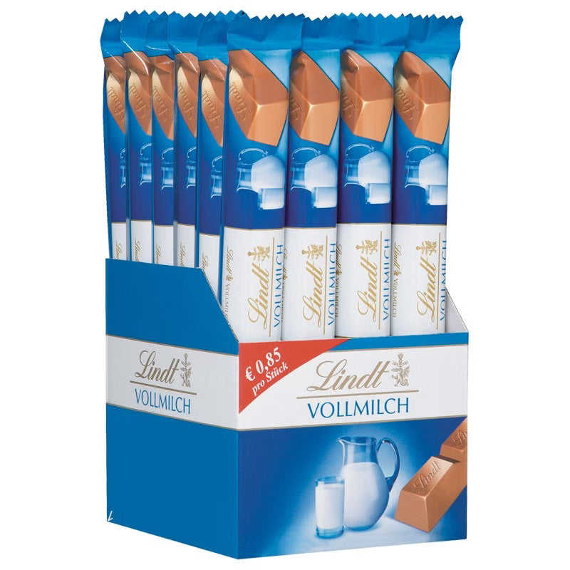 Lindt Vollmilch Schokoladenriegel Schoko Sticks Pralinen 24x 40g