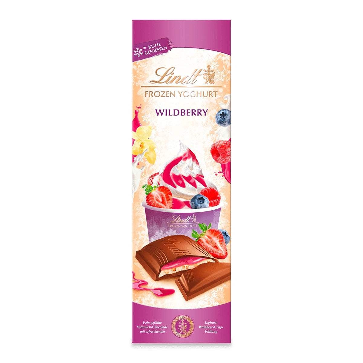 Lindt Vollmilchschokolade Frozen Yoghurt Wildberry 100 g 58c806-2