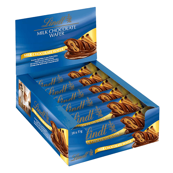Lindt Waffel-Riegel 18x35 g