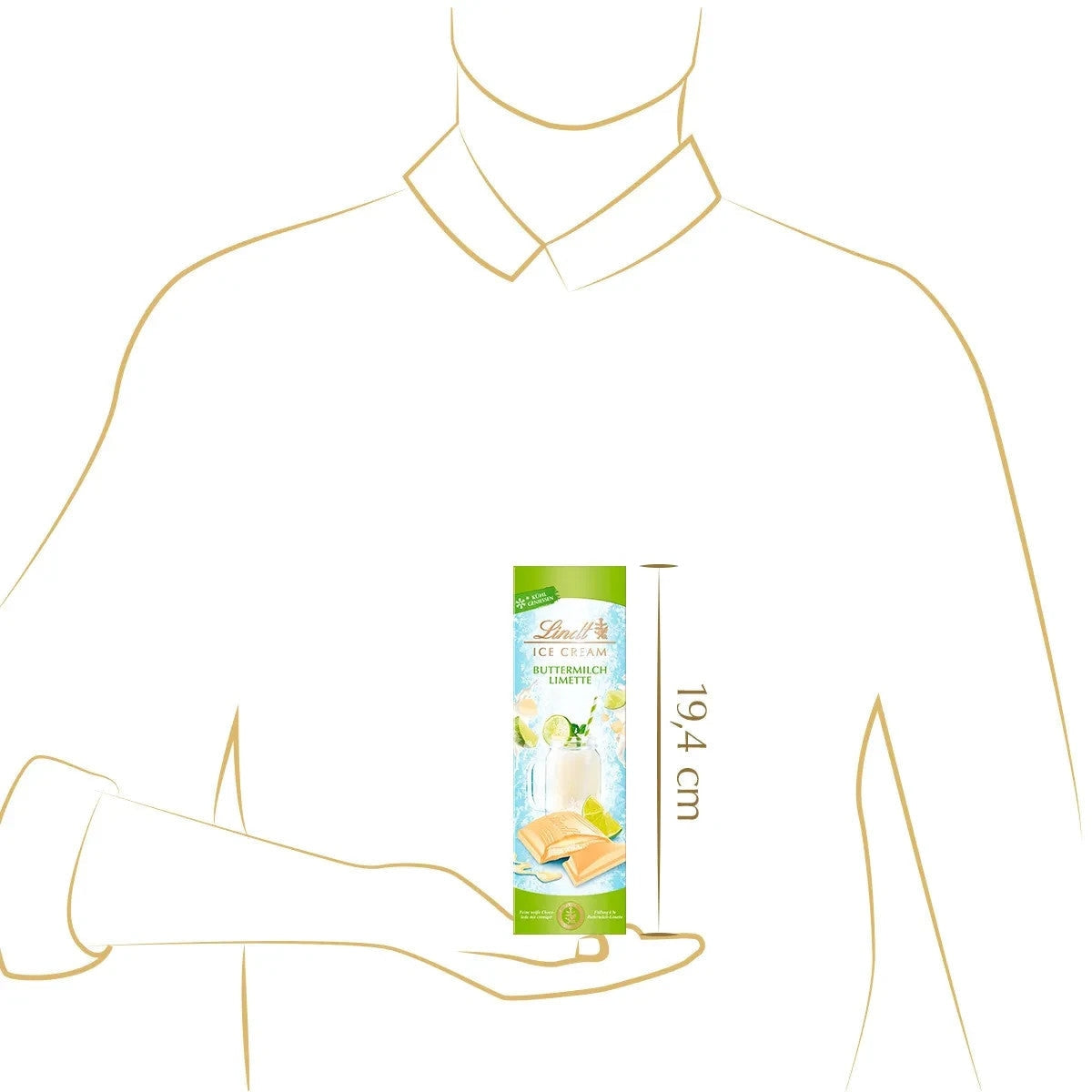 Lindt Weiße Schokolade Buttermilch Limette 100 g 58c806-2