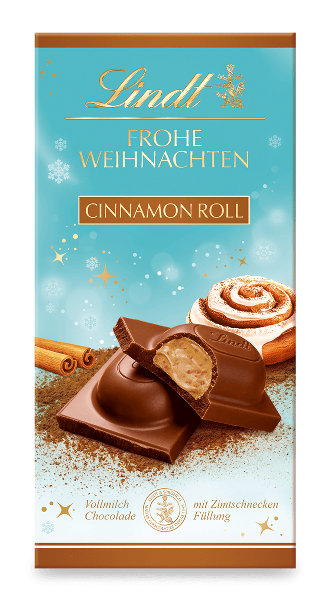 Lindt Weihnachts-Chocolade Cinnamon Roll 100 g