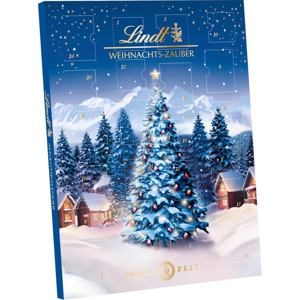 Lindt Weihnachts-Zauber Adventskalender 265 g – Originalabbildung 1