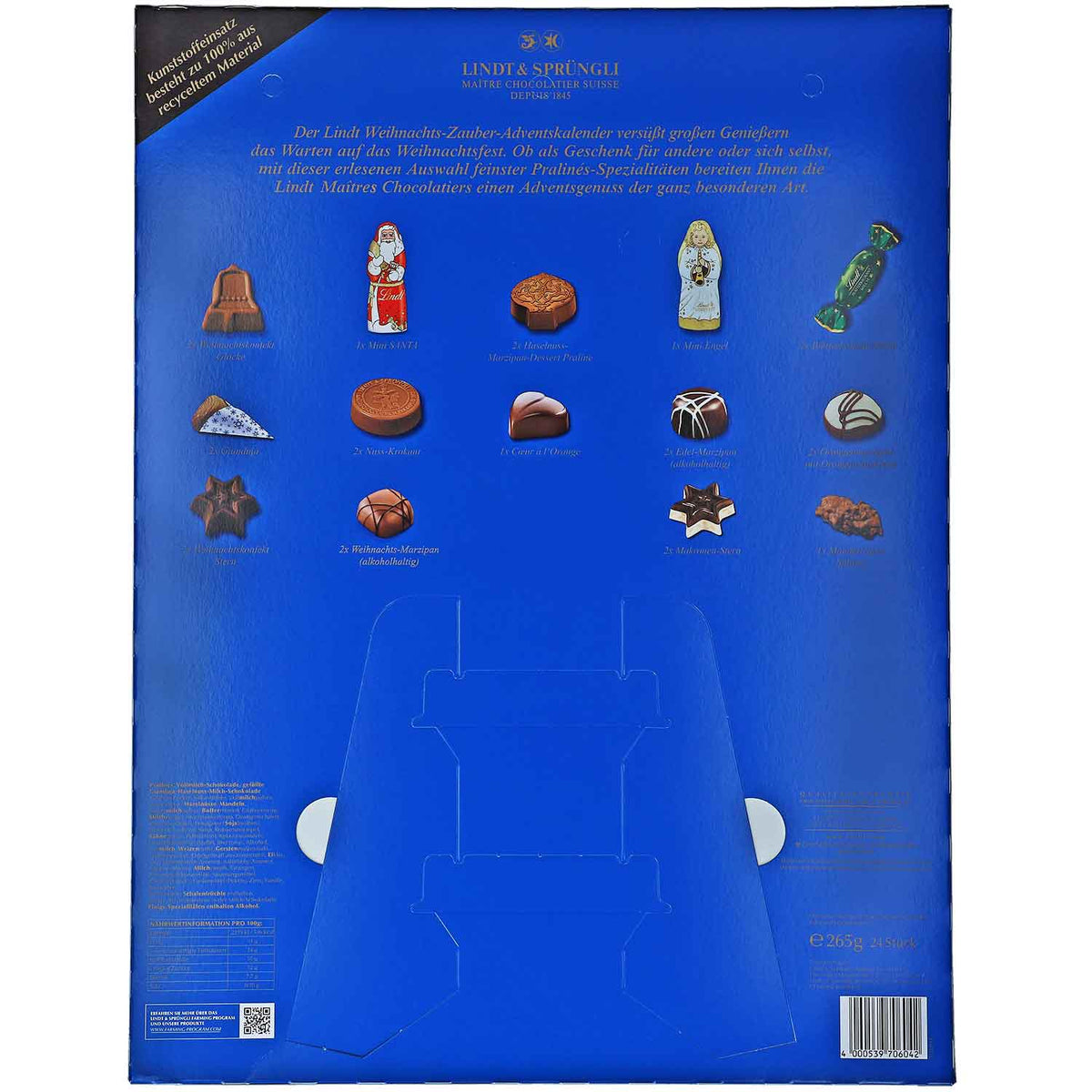 Lindt Weihnachts-Zauber Adventskalender 265 g – Originalabbildung 2