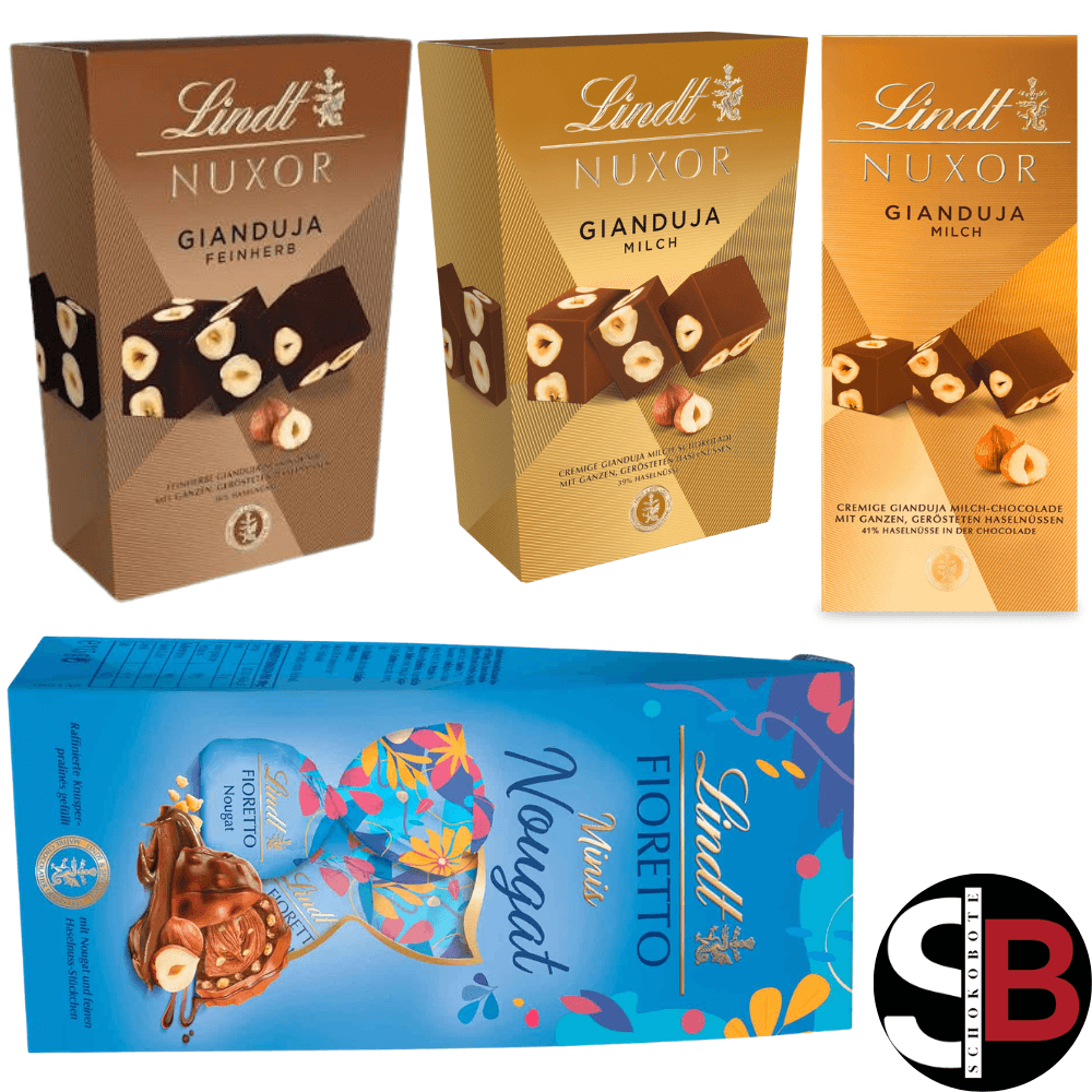 Lindt Weihnachtsbox NUXOR Nuss Genuss – 518 g SB124