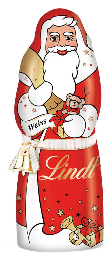 Lindt Weihnachtsmann Weiße Schokolade 125 g