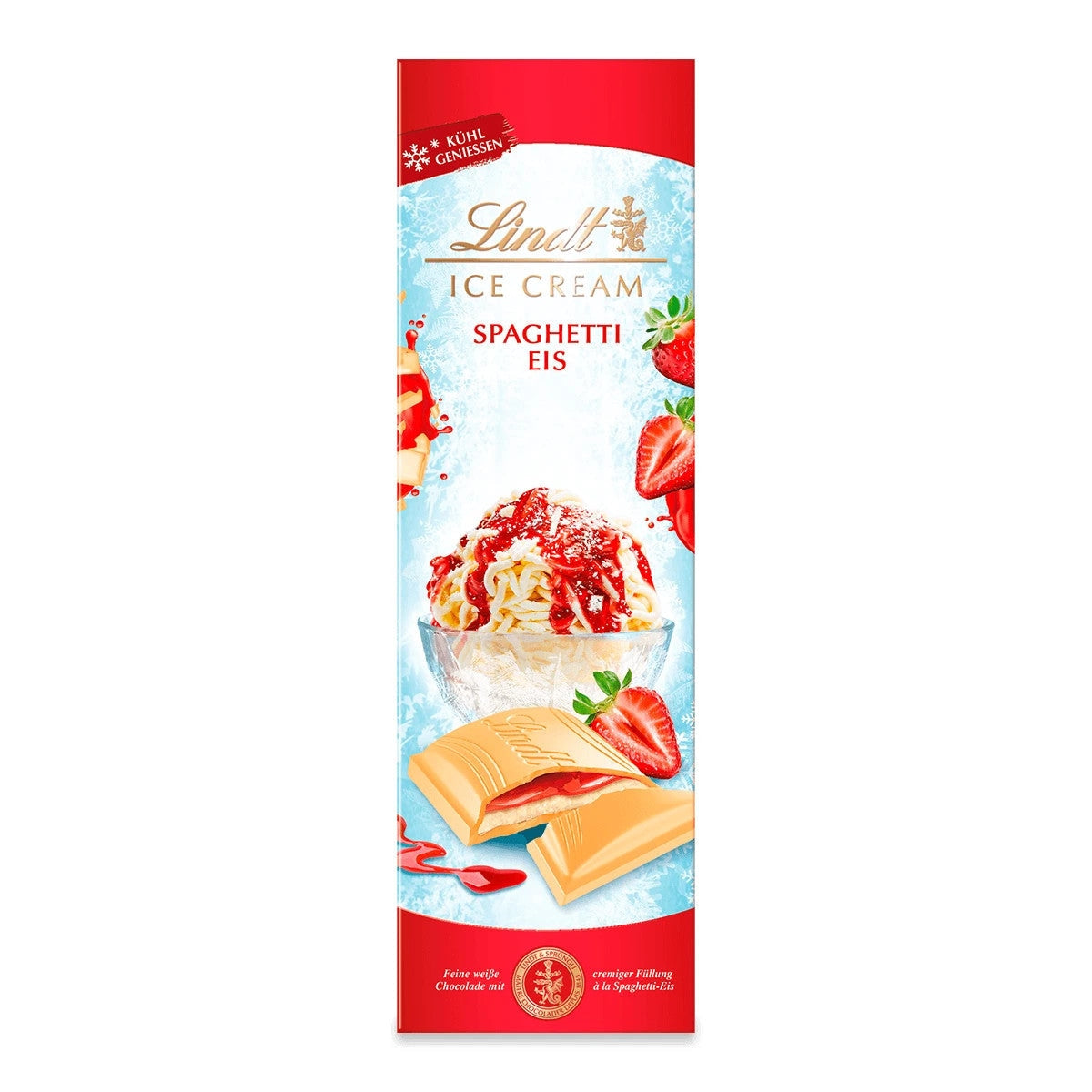 Lindt Weisse Schokolade Spaghetti Eis Erdbeer Vanille 100 g 58c806-2