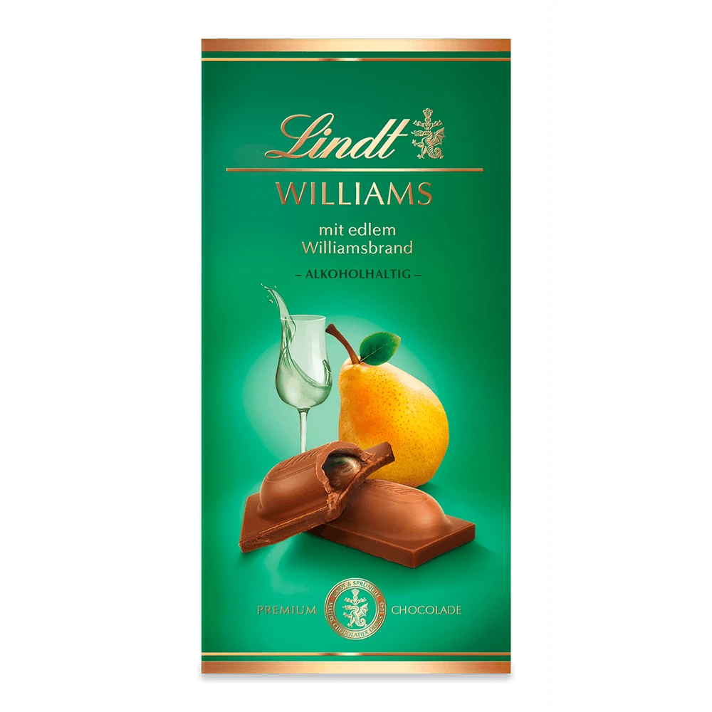 Lindt Williams Vollmilch Tafel 3x 100g