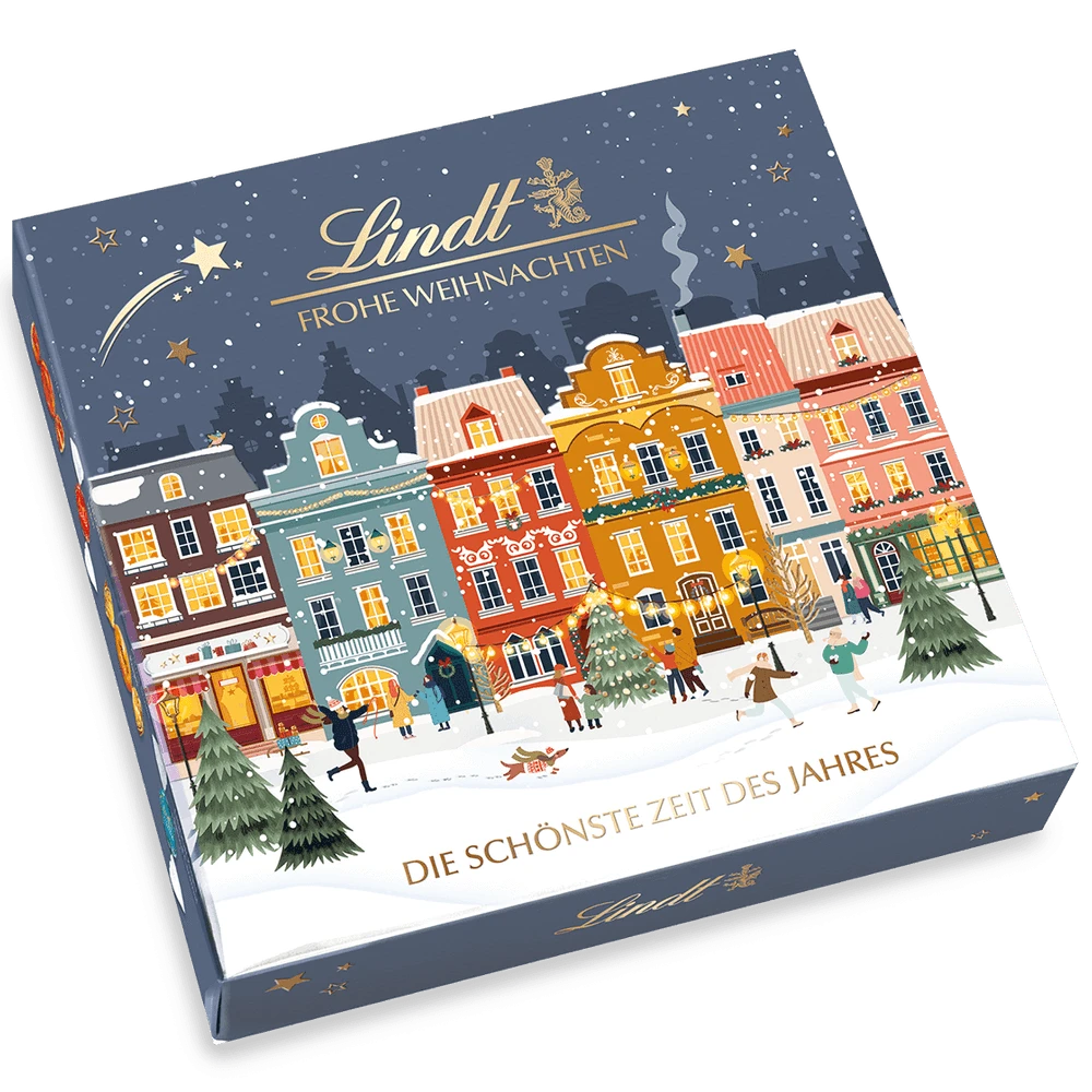 Lindt Winterhäuser Geschenk 215 g