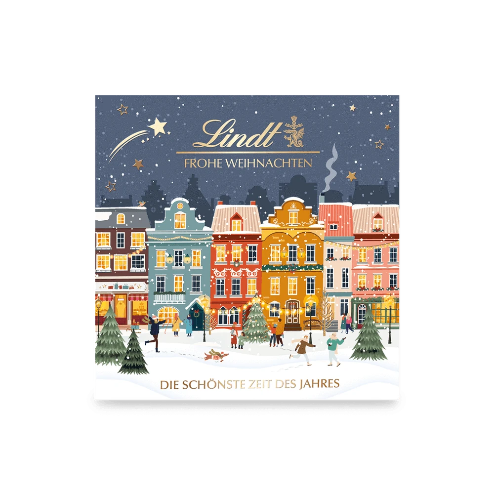 Lindt Winterhäuser Geschenk 215 g