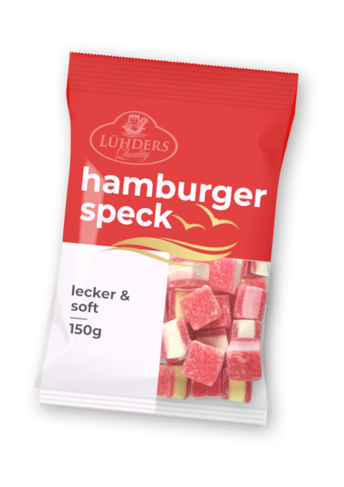 Lühders Hamburger Speck 150 g – Originalverpackung