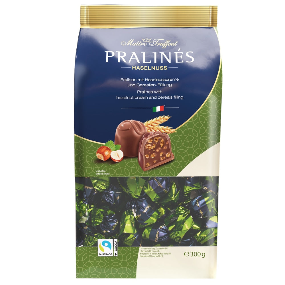 Maître Truffout Haselnuss-Cerealien Pralinen 300 g