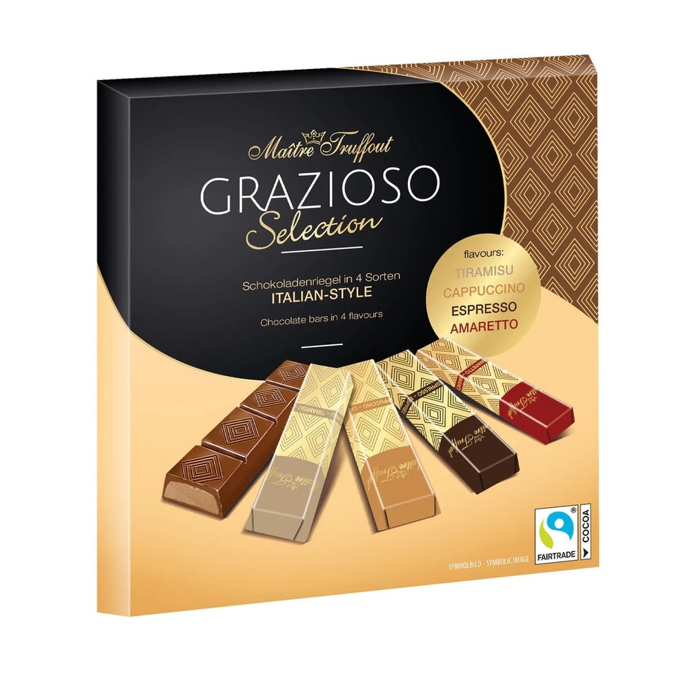 Maître Truffout Selection Pralinenriegel Italian Style Cappuccino Tiramisu 200g