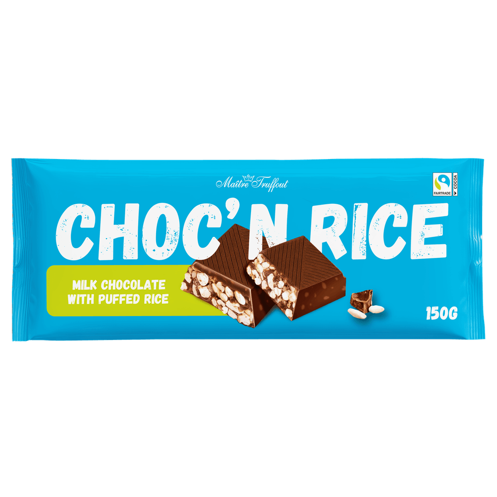 Maitre Truffout Choc'n Rice Vollmilchschokolade Puffreis 150g