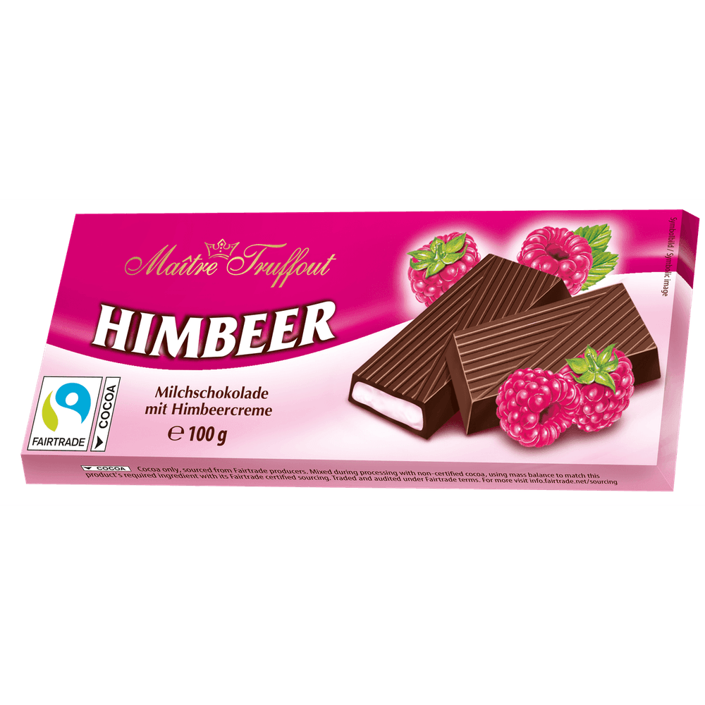 Maitre Truffout Cremeschokolade Himbeer 100g