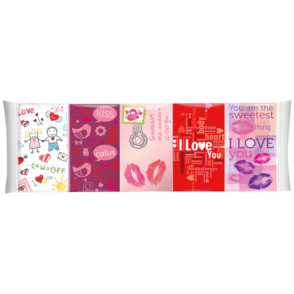 Maitre Truffout I love you Milchschokolade 5x15g