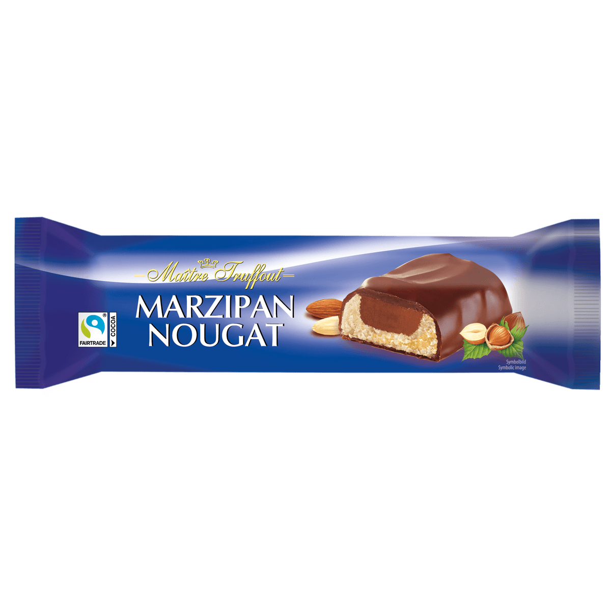 Maitre Truffout Marzipan-Nougatriegel mit Milchschokolade 75g 58c806-2