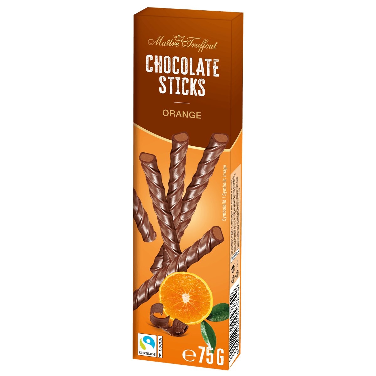 Maitre Truffout Milchschokoladesticks Orange 75g 58c806-2