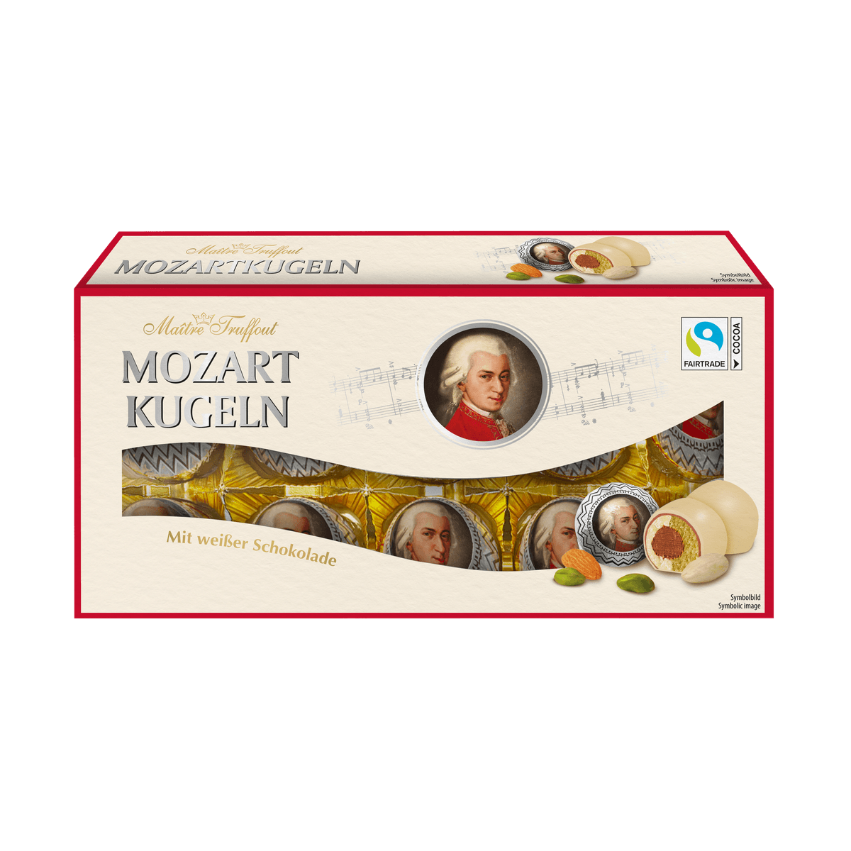 Maitre Truffout Mozartkugeln mit weißer Schokolade 200g 58c806-2