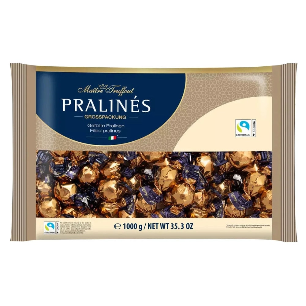 Maitre Truffout Pralinen Milchschokolade Cappuccinocreme 1000g