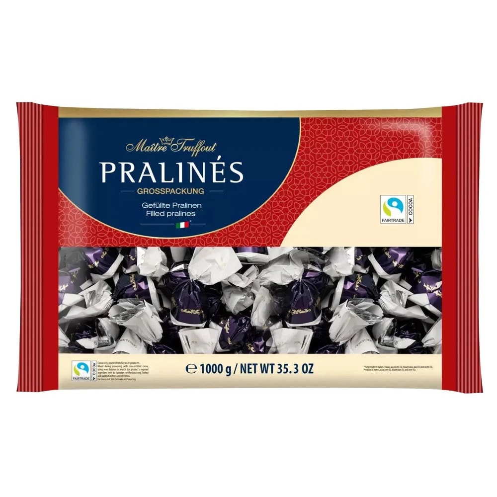 Maitre Truffout Pralinen Milchschokolade Milchcreme Cerealien 1000g
