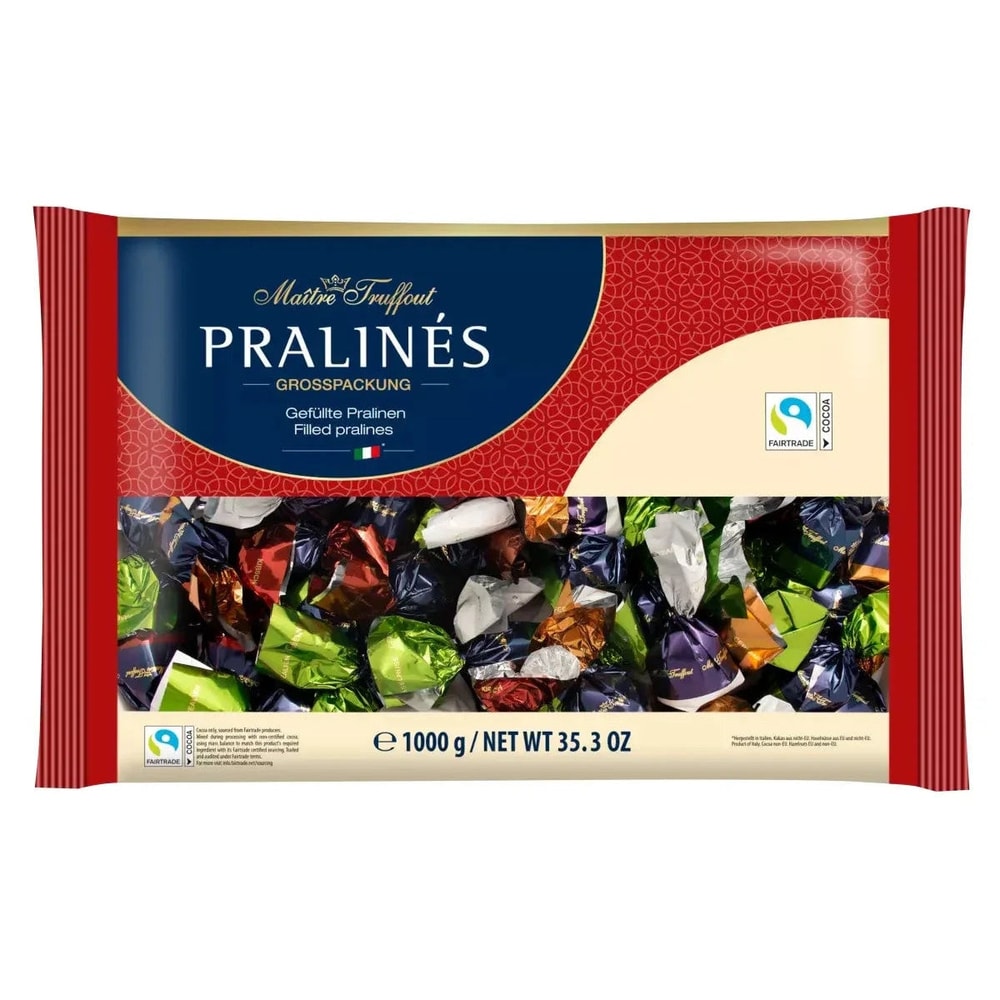 Maitre Truffout Pralinen Milchschokolade Mix 1000g