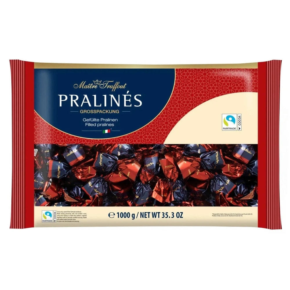 Maitre Truffout Pralinen Zartbitterschokolade Kirsch Likör 1kg