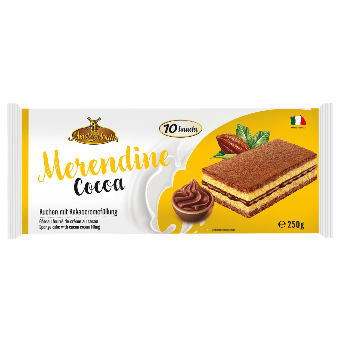 Meister Moulin Kuchenschnitten mit Kakaocreme 250g kakaofreie Schoko-Alternative 58c806-2
