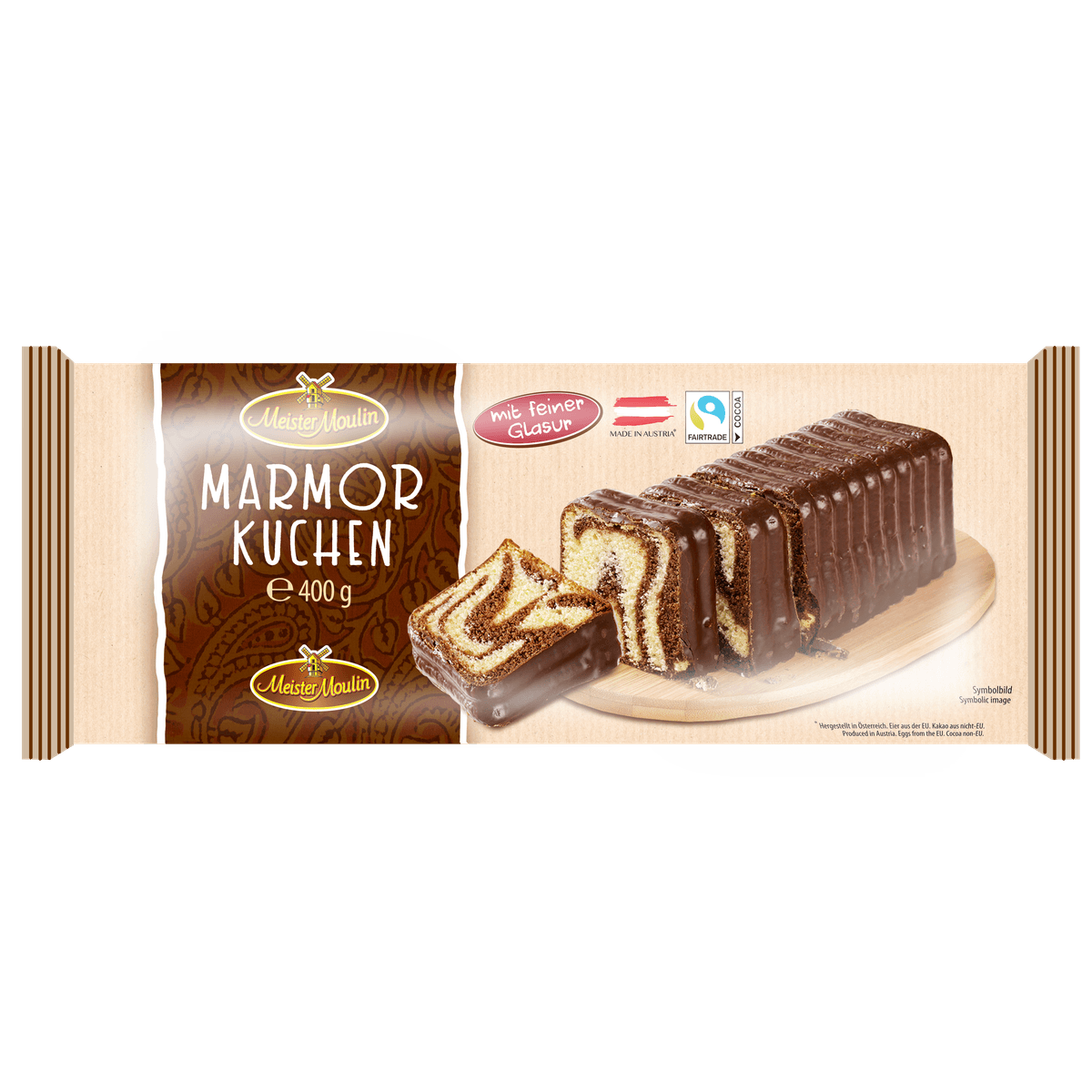 Meister Moulin Marmorkuchen mit feiner Glasur 400g kakaofreie Schoko-Alternative 58c806-2