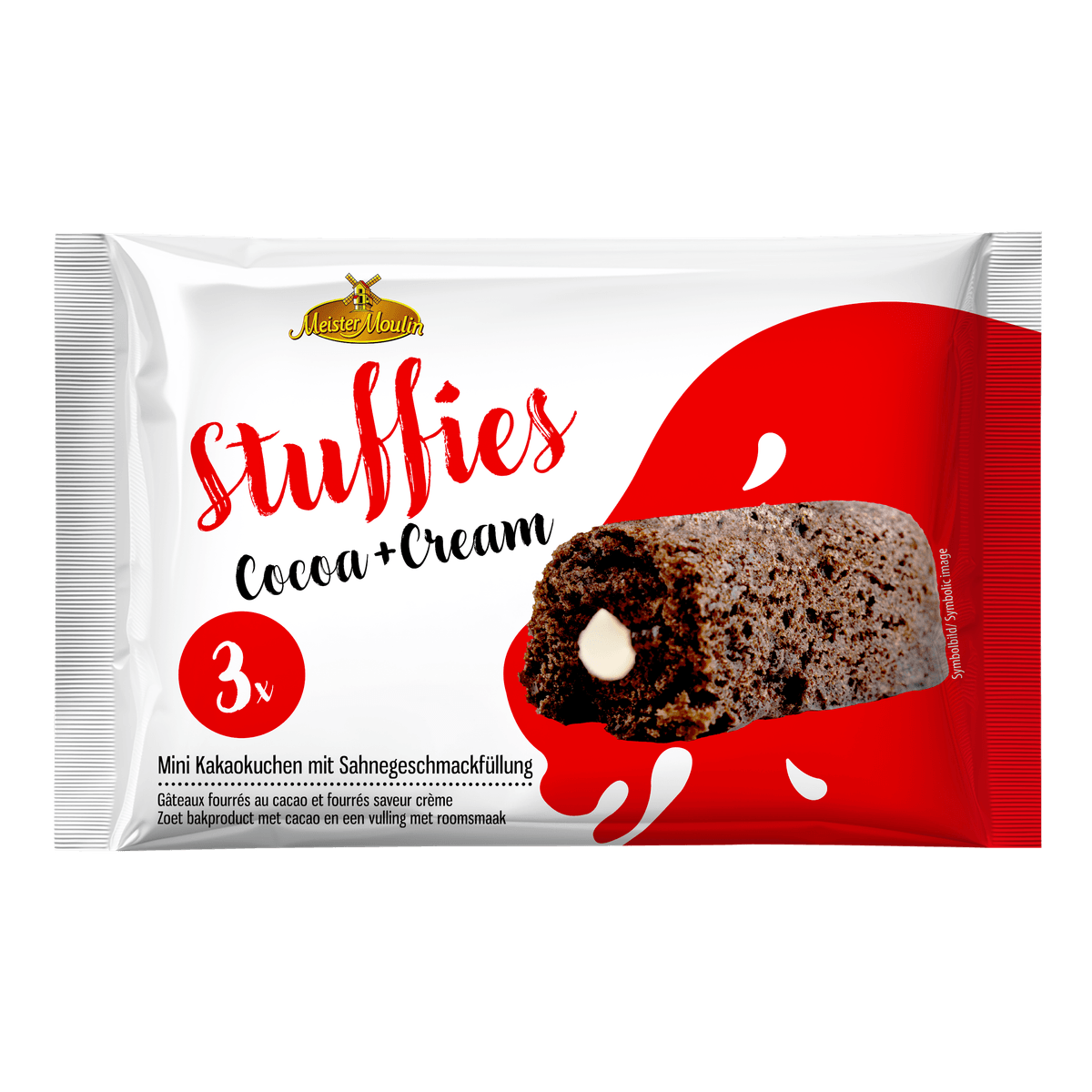 Meister Moulin Stuffies Mini Kakao-Kuchen mit Sahnecreme 3x45g kakaofreie 58c806-2