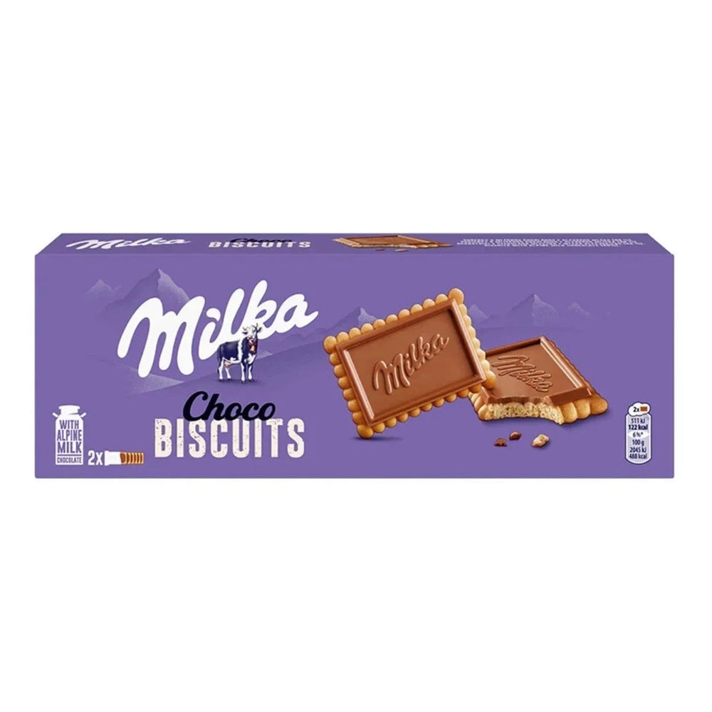 Milka Choco Biscuit Butterkekse Alpenmilchschokolade 150g