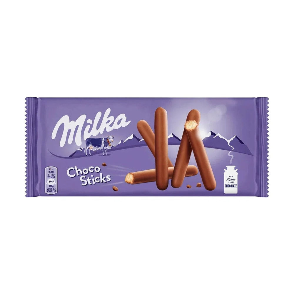 Milka Choco Sticks Keks Sticks Alpenmilch Schokolade 112g