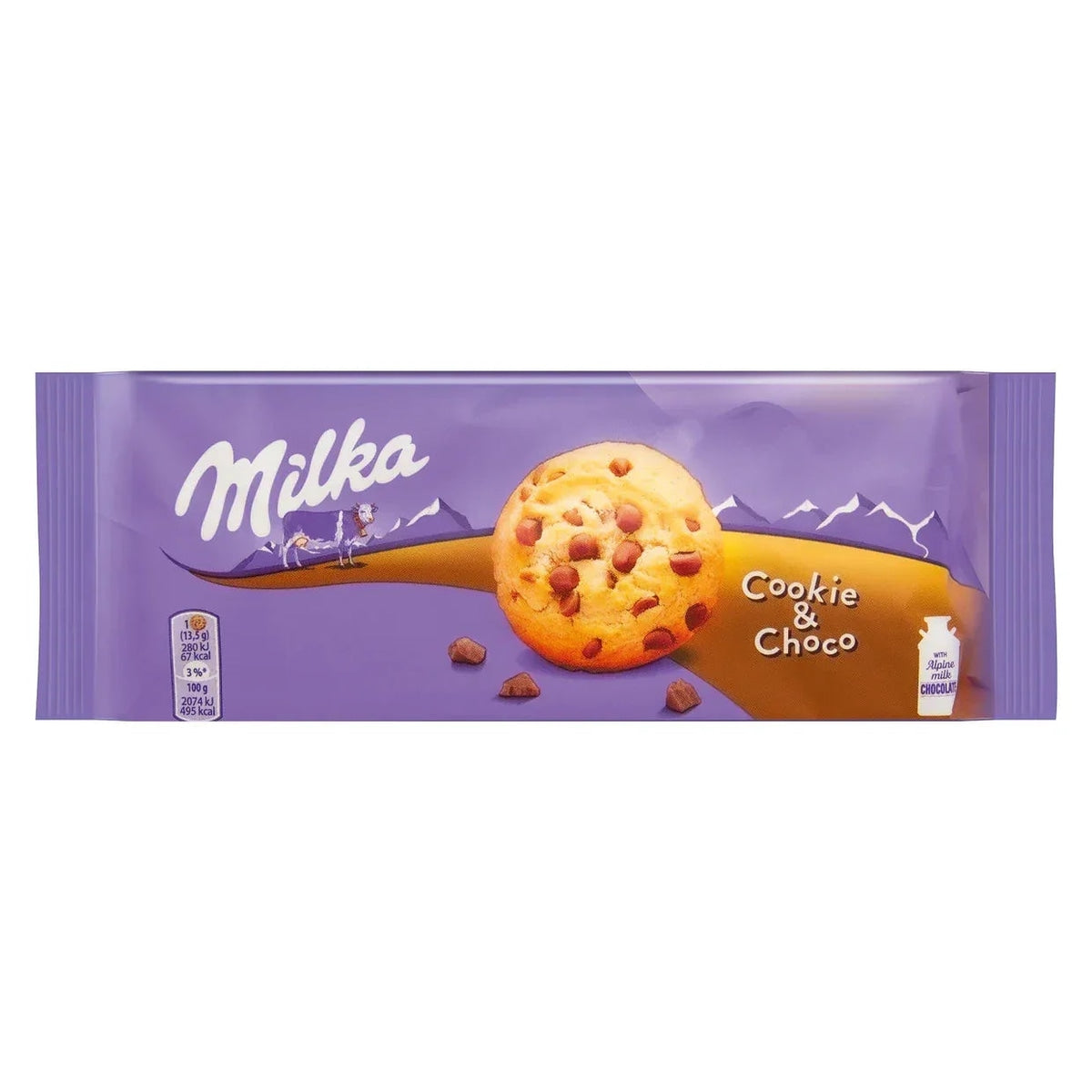 Milka Cookie Choco Weizenkekse Alpenmilch Schokostückchen 135g 58c806-2