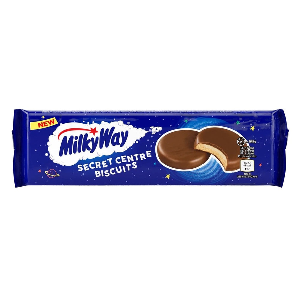 Milky Way Biscuits Secret Centre Kekse 132g Schoko Füllung