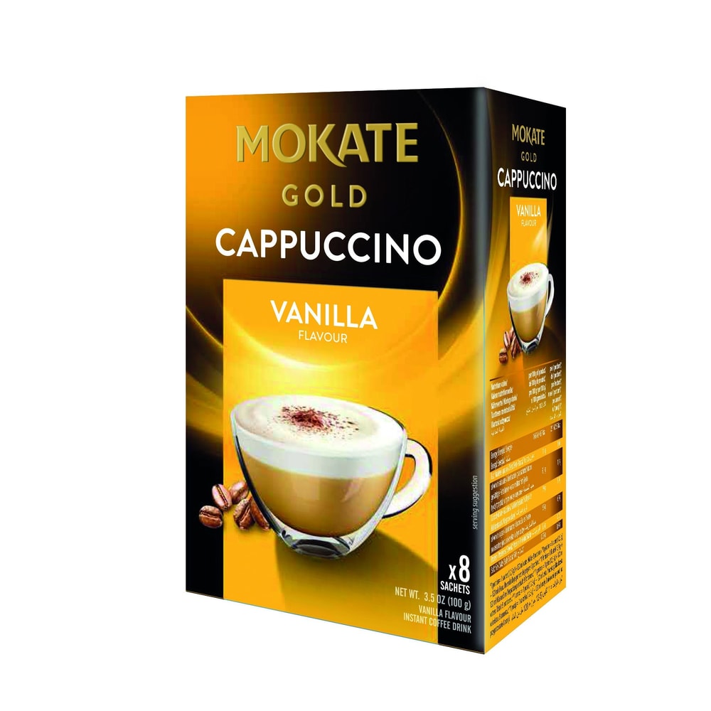 Mokate Cappuccino Gold Vanille - Getränkepulver 100g
