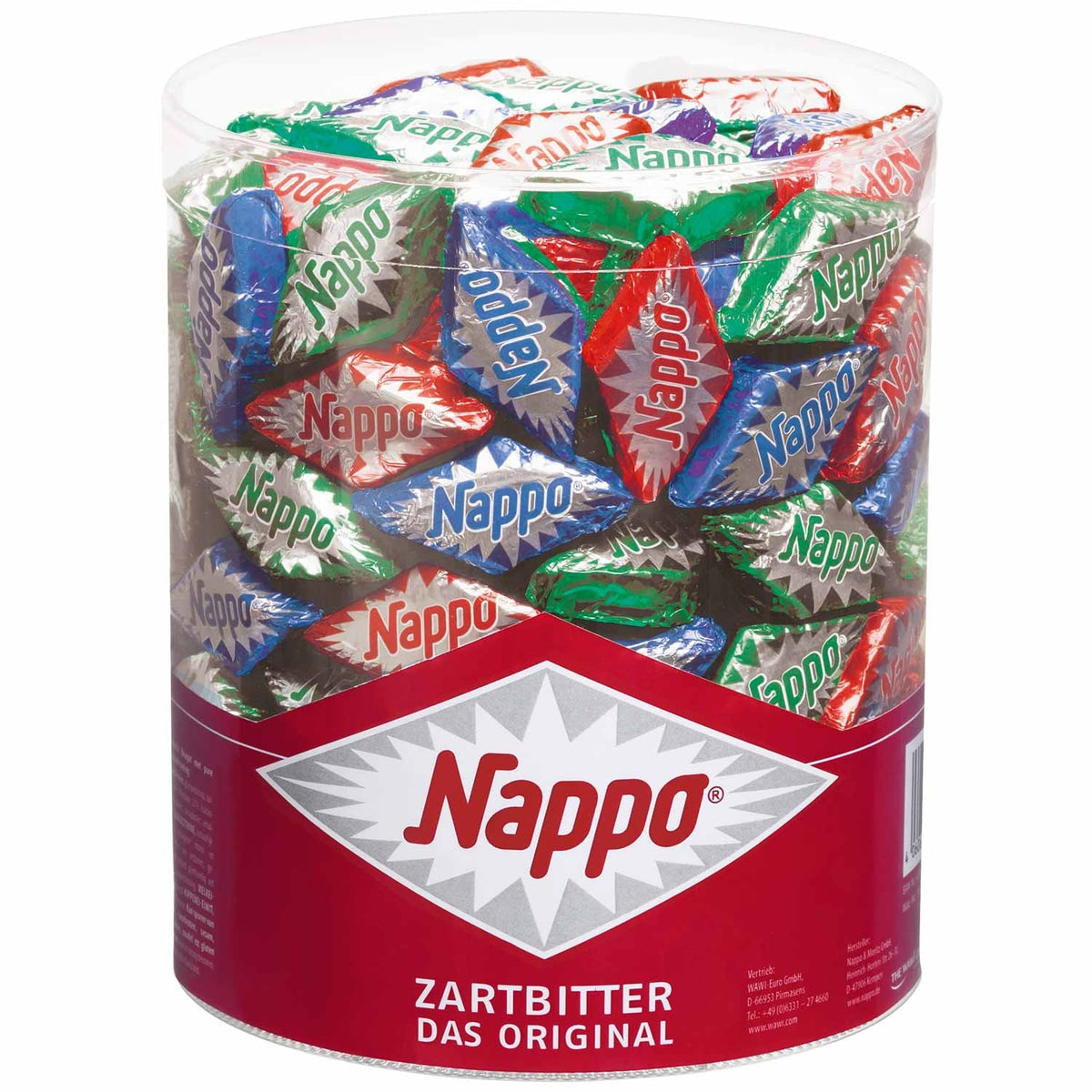Nappo Zartbitter Das Original Dose Nougat Zartbitterschokolade 1320g 58c806-2