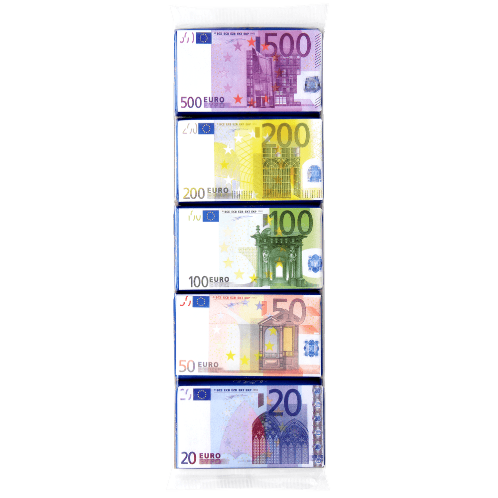 Only EURO-Banknoten Milchschokolade 5x15g