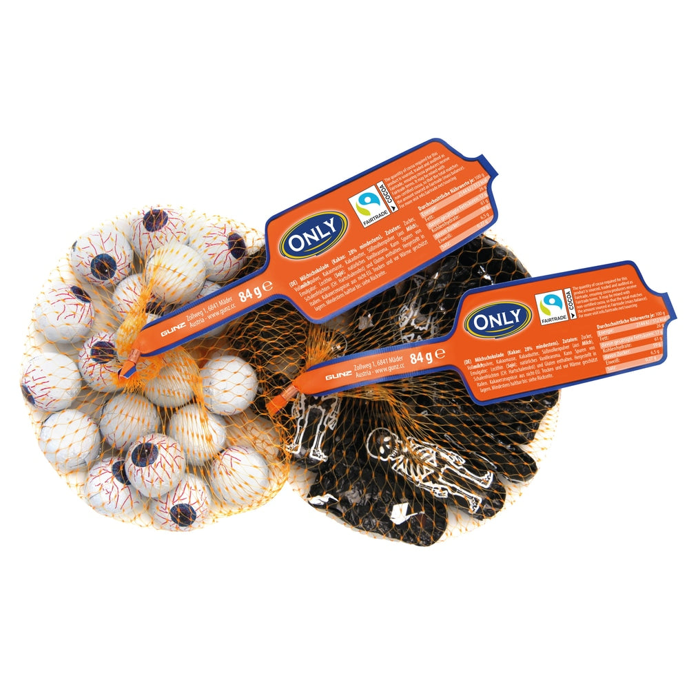 ONLY Halloween Skelette & Augen mit Milchcreme 84 g