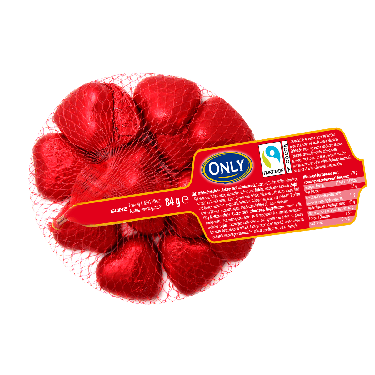 Only Herzen Milchschokolade mit Milchcremefüllung 84g 58c806-2