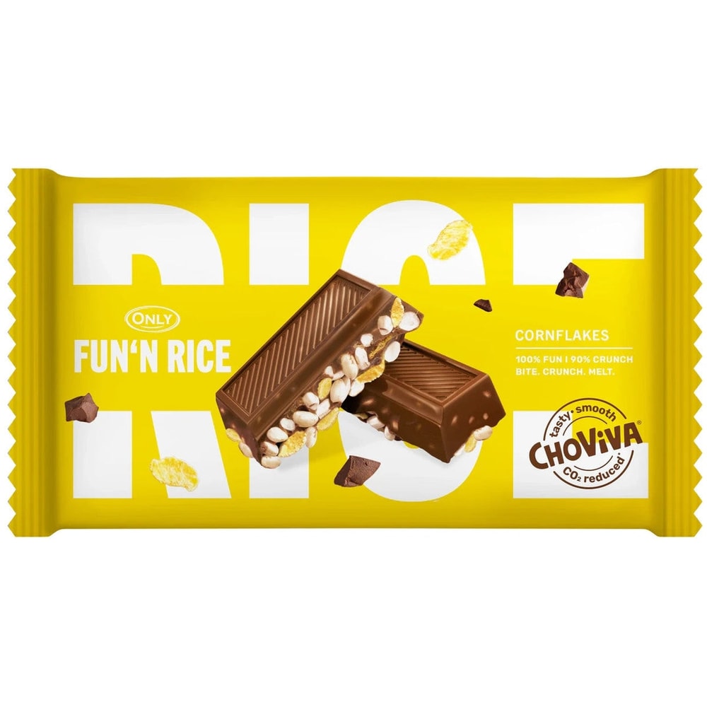 Only Puffreis Cornflakes ChoViva Schokoladenalternative Snack 100g