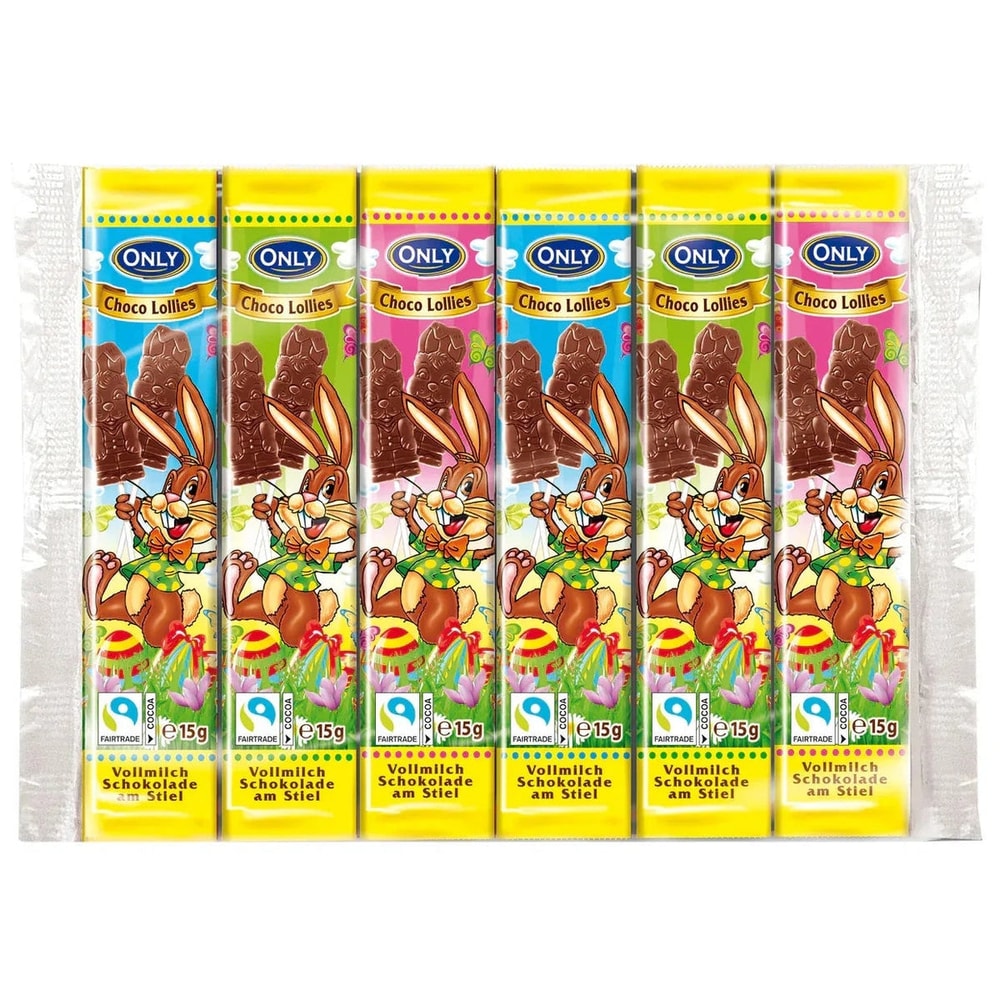 Only Vollmilch Schokolollies am Stiel 6x15g 90g