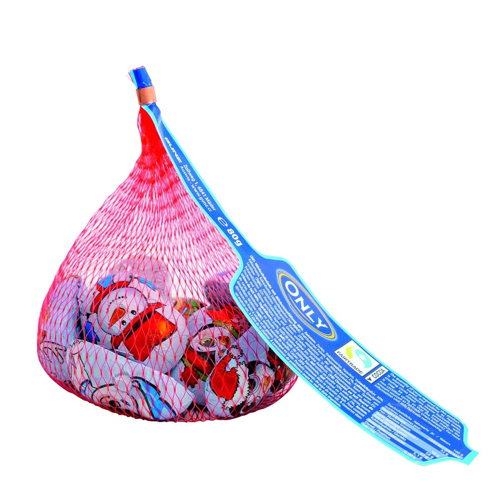 ONLY Weihnachtsfiguren Milchschokolade mit Milchcremefüllung 80 g