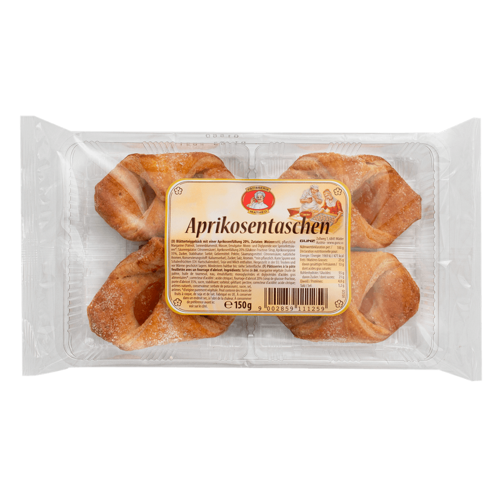 Pâtisserie Mathéo Aprikosentaschen 150g