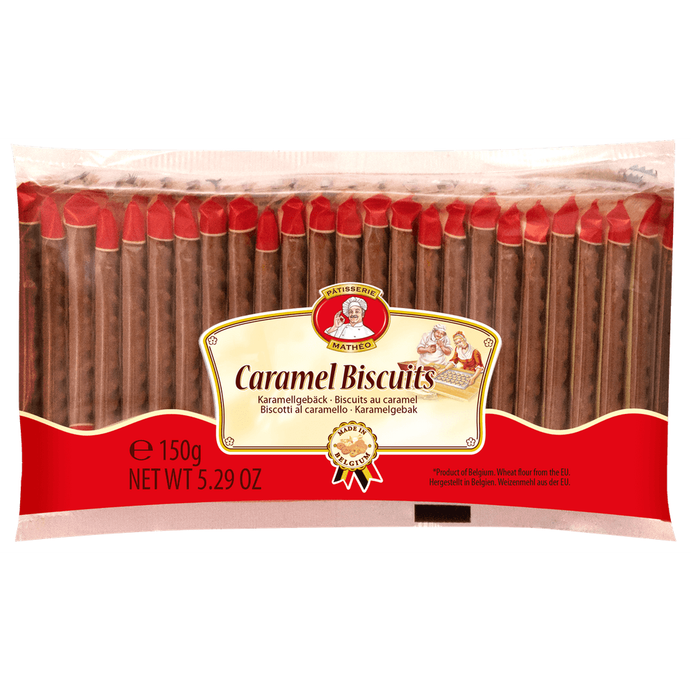 Pâtisserie Mathéo Caramel Biscuits 150g (25x6g)