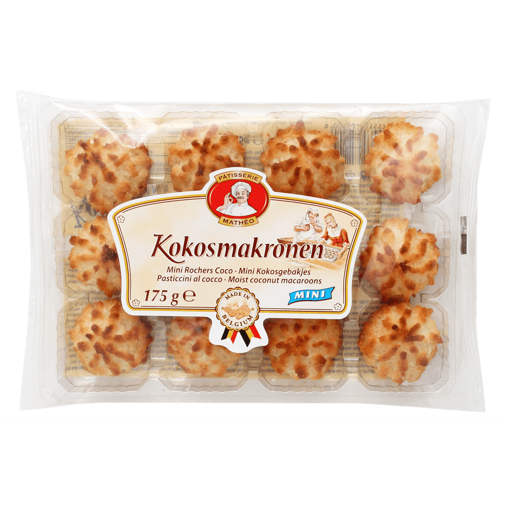 Pâtisserie Mathéo Kokosmakronen Mini 175g