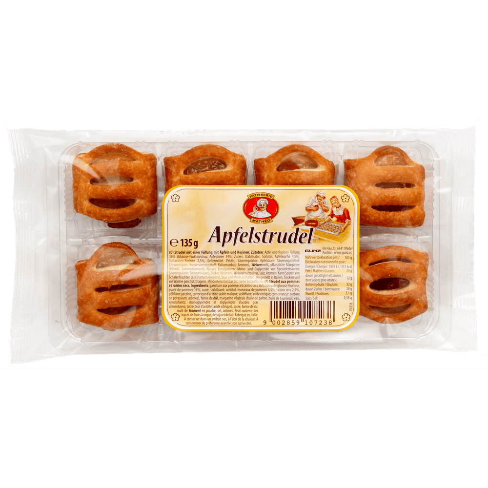 Pâtisserie Mathéo Mini Apfelstrudel 135g