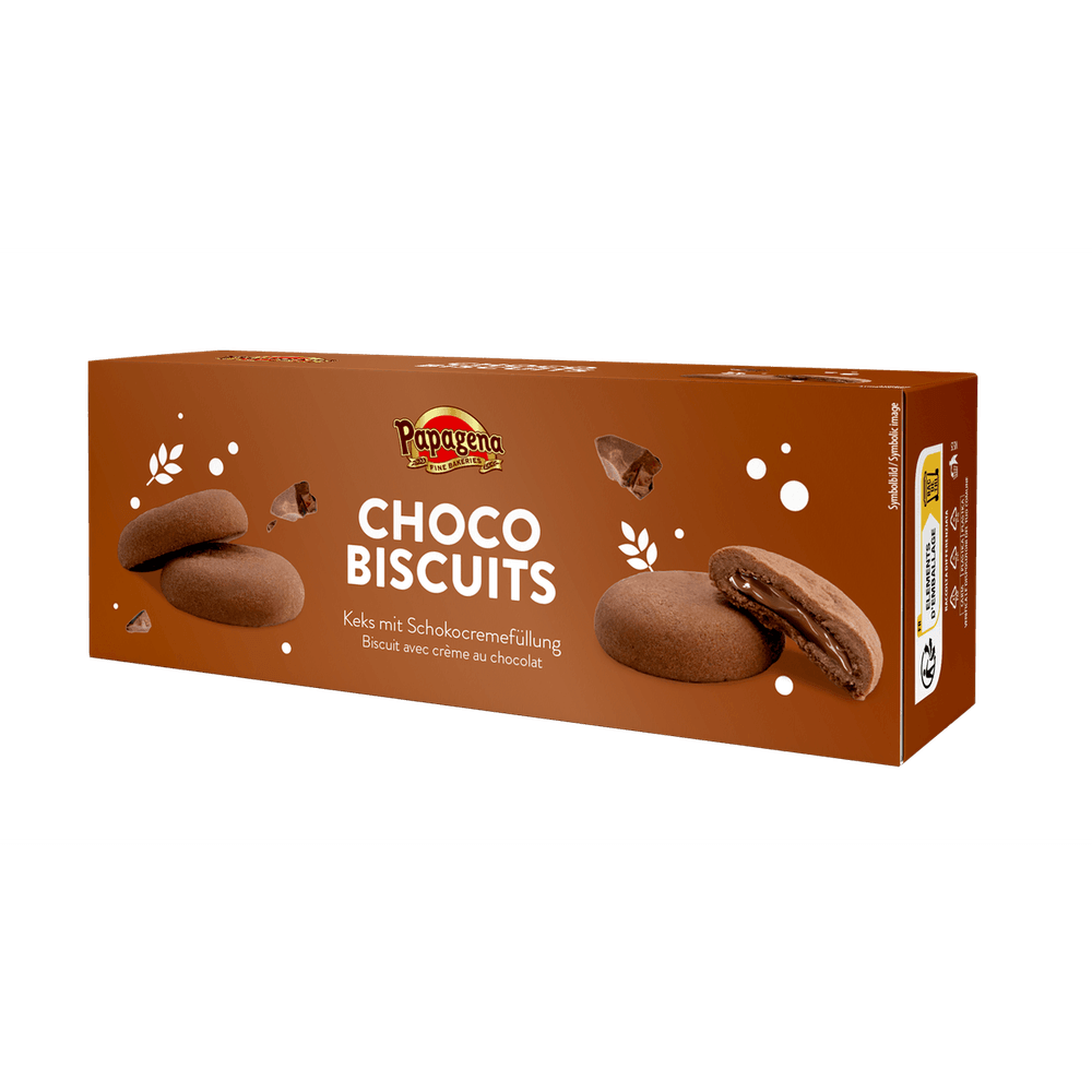 Papagena Biscuits mit Schokocremefüllung 150g