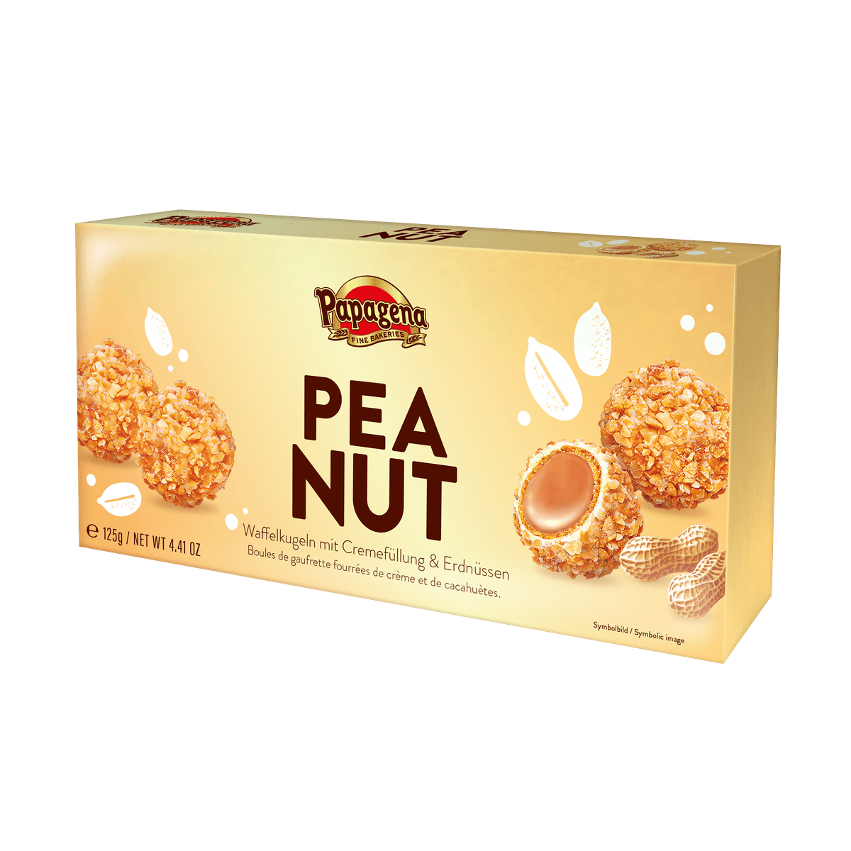 Papagena Waffelkugeln mit Erdnuss 125g 58c806-2