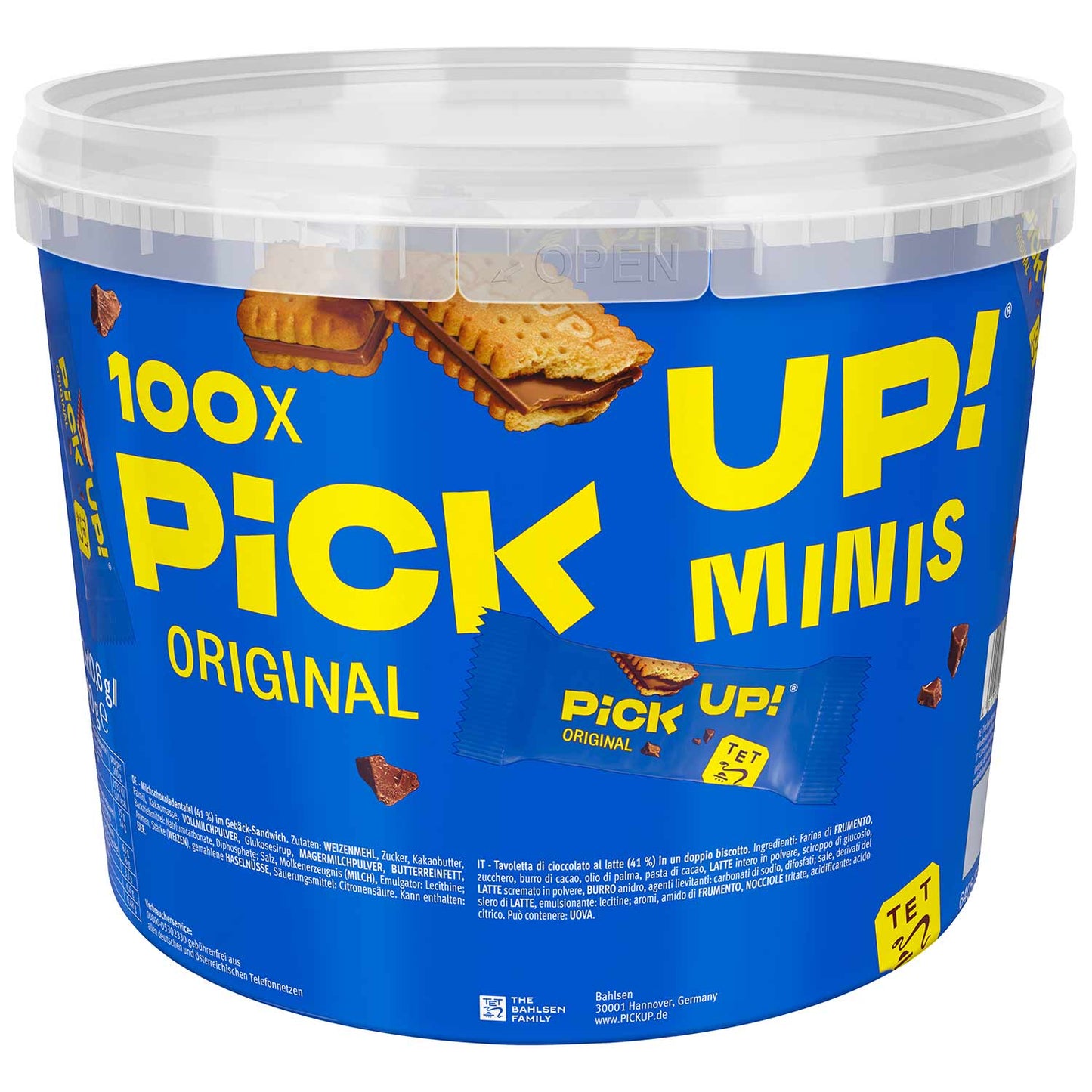 Leibniz PiCK UP MINIS Choco in der Vorteilsbox 100 Minis 1060g